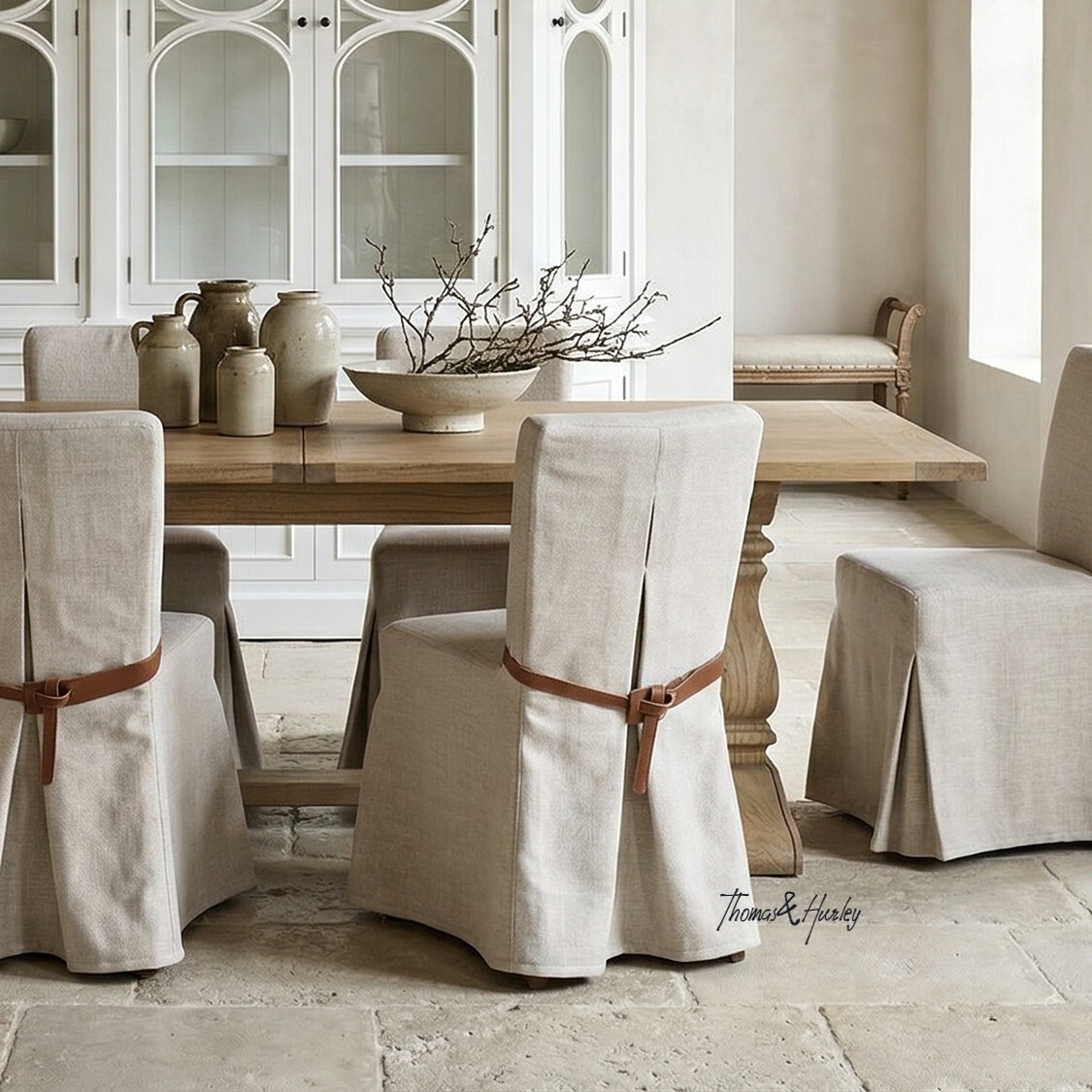 The Carlyle Dining Chair brings a relaxed yet elevated feel to contemporary dining interiors through its tailored slipcover design, soft upholstery, and timeless silhouette. Styled within a warm Australian home, the chair reflects the growing preference for comfortable and effortlessly refined dining spaces.